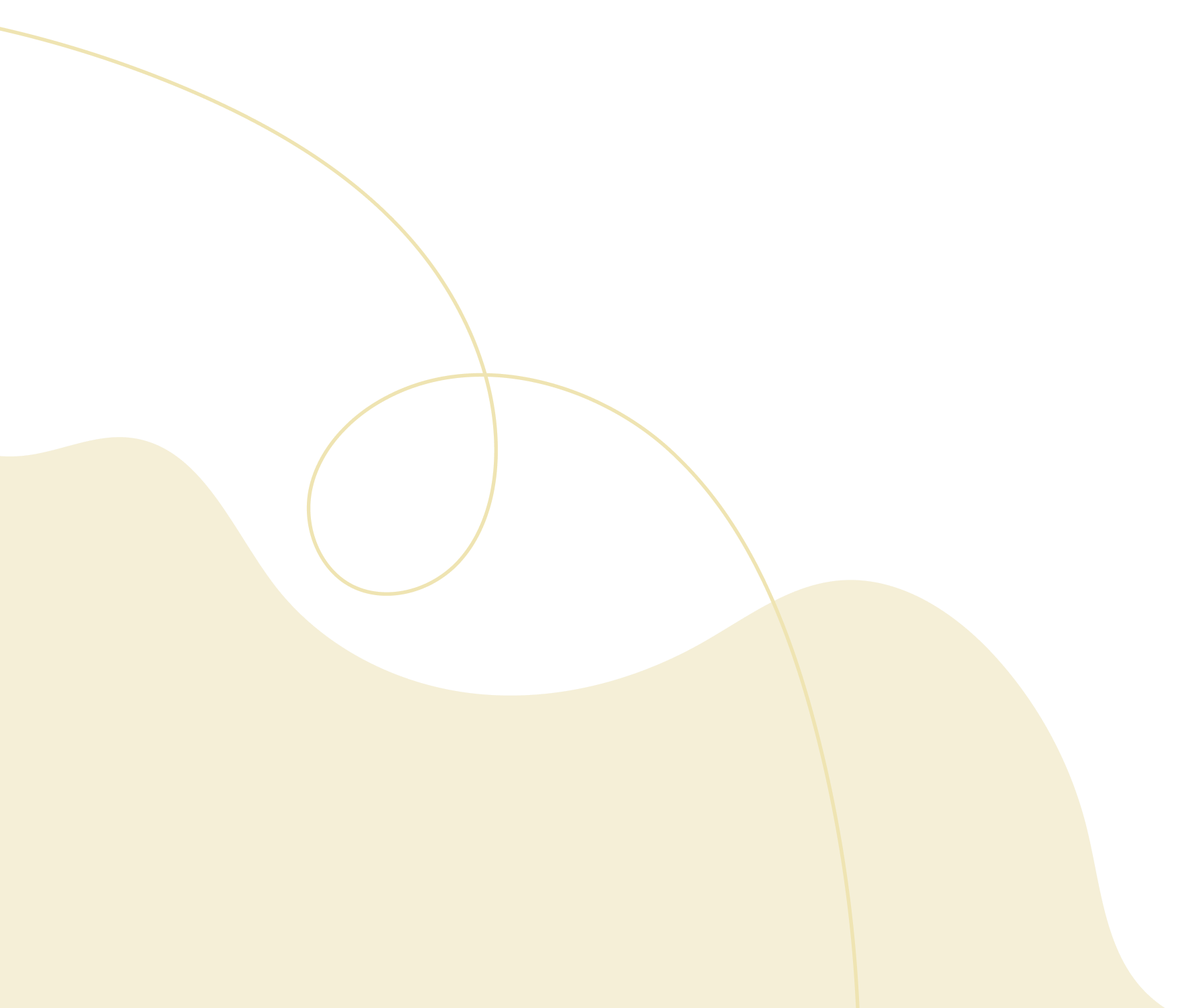 Abstract swirl on black and cream background